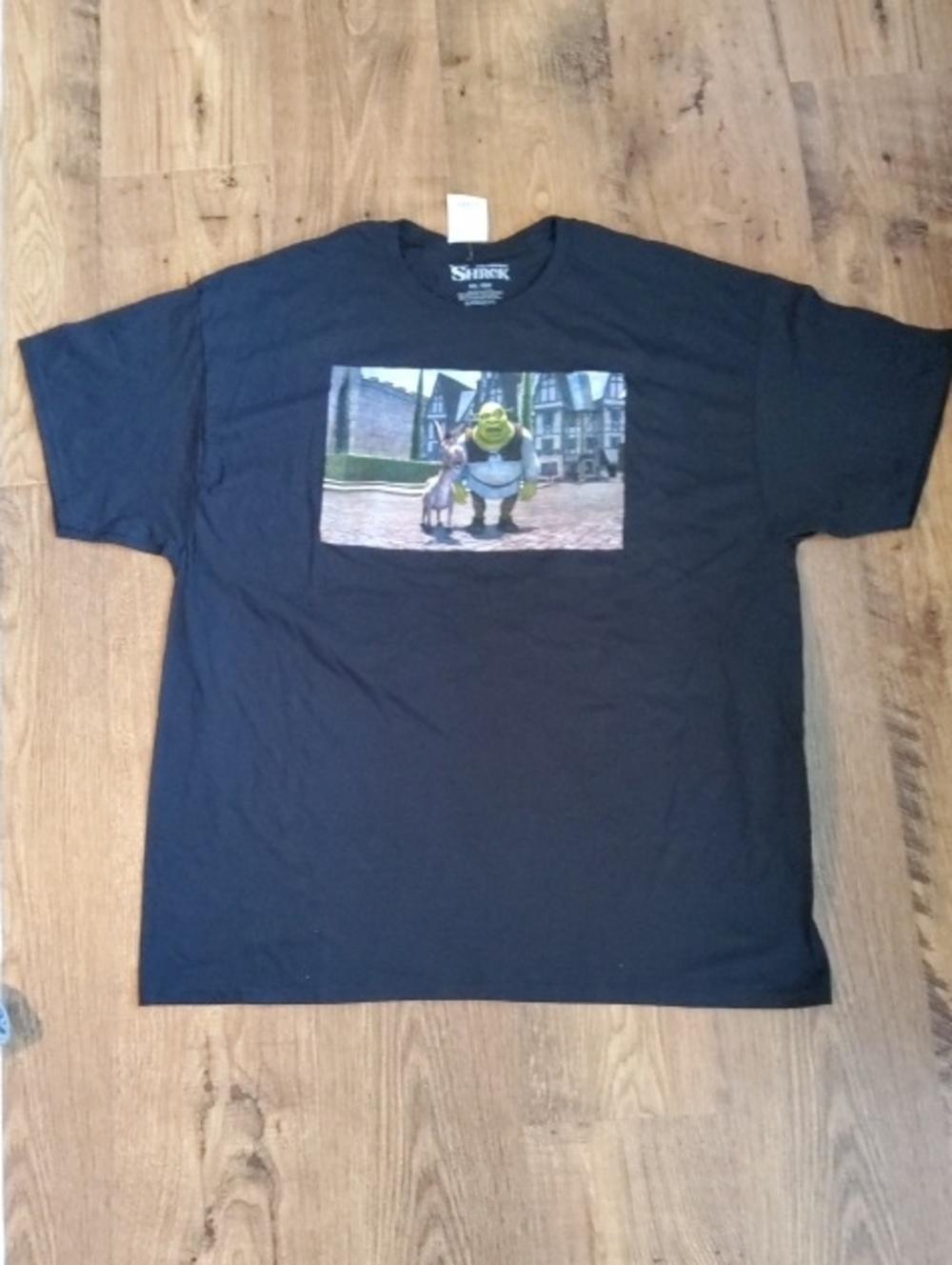 Dreamworks Black Shrek Scene Graphic Tee NWT XXL Men's